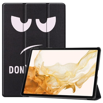 Samsung Galaxy Tab S10+ Tri-Fold Series Smart Folio Hoesje - Raak Me Niet Aan