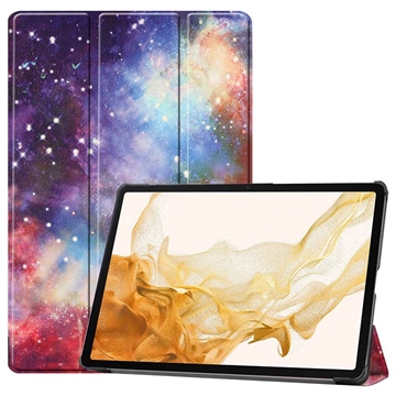 Samsung Galaxy Tab S10+ Tri-Fold Series Smart Folio Hoesje - Sterrenstelsel