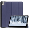 Tri-Fold Series Nokia T21 Smart Folio Hoesje - Blauw