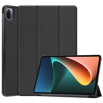 Tri-Fold Series Xiaomi Pad 5 Smart Folio Hoesje - Zwart