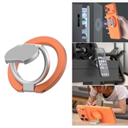 Drievoudig opvouwbare MagSafe-ring met standaard voor telefoon - Oranje