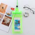Triple Seal universele waterdichte hoes voor smartphone - 7.2" - Groen