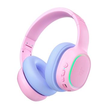 Tronsmart KH03 ANC draadloze hoofdtelefoon voor kinderen - Roze / Paars
