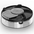 USB-oplaadbare automatische draaiende vliegenvanger voor binnenshuis - zwart
