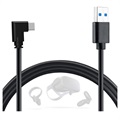 High-Speed USB Type-C PC VR Link Kabel - Oculus Quest, Quest 2, Quest 3, Quest 3S - 5m