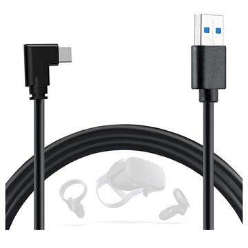 High-Speed USB Type-C PC VR Link Kabel - Oculus Quest, Quest 2, Quest 3, Quest 3S - 5m
