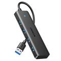 Ugreen High-Speed USB 3.0-hub met 4 poorten - 15cm, 5Gbps - zwart