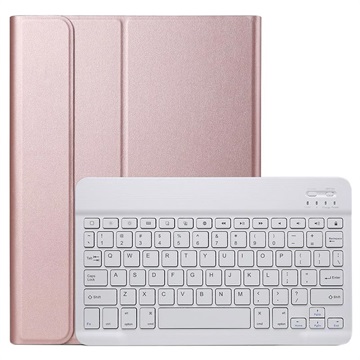 Ultra-Slim iPad Pro 11 2022/2021/2020/2018 Bluetooth Toetsenbord Hoesje - Rose Gold