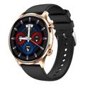 Unisex Sports Smartwatch MX40 - 1.39" - Zwart / Goud
