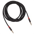 Universele 3.5mm Stereo AUX Audiokabel - 3m - Zwart