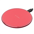 Universele Snel Qi Draadloze Oplaadpad Q25 - 10W - Rood