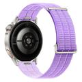 Universele nylon horlogeband met snelkoppeling en Magic Tape, 18mm - lavendelpaars
