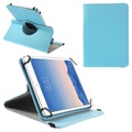 Universele Rotary Folio Case voor Tablets - 9-10" - Baby Blauw