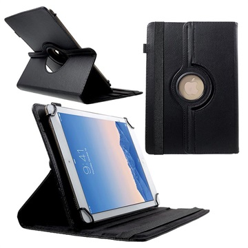 Universele Rotary Folio Case voor Tablets - 9-10" - Zwart