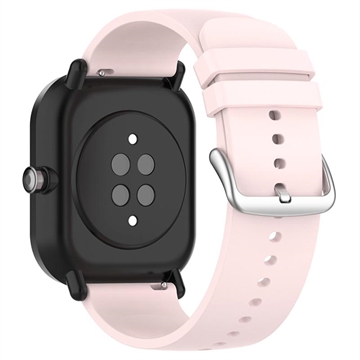 Universele Smartwatch Siliconen Band - 22mm - Lichtroze