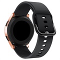 Universele Smartwatch Siliconen Band - 20mm - Zwart