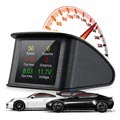 Universal Smart Digital HUD Auto snelheidsmeter T600 - Zwart