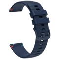 Universele Smartwatch Siliconen Band - 18mm - Donkerblauw