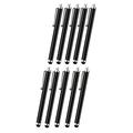 Universele Stylus Pen voor iPhone, Smartphone & Tablet - 20 stuks. - Zwart