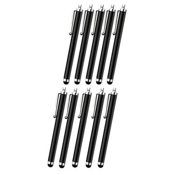 Universele Stylus Pen voor iPhone, Smartphone & Tablet - 20 stuks. - Zwart