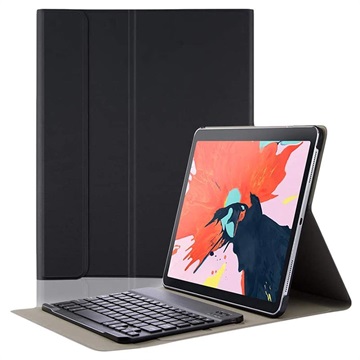 Universeel Tablet Bluetooth Toetsenbord Hoesje - 12.9" - Zwart