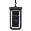Usams YD017 Universele IPX8 waterdichte hoes - 7.2" - Zwart
