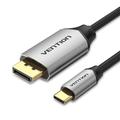 VENTION CGZBH CGZ USB-C naar DP kabel - 4K UHD prestaties - 1m - Zwart / Grijs