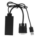 VGA-naar-HDMI-adapter met USB voor stroomvoorziening en audio - 1080p