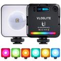 VLOGLITE W-S6 Full Color RGB LED Fotogarfie Licht Camera Licht zonsondergang Sfeer Lamp Magnetische Mini Fill Light