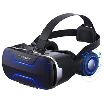 Shinecon G02ED Anti-Blauw Ray VR Headset met ANC - 4.7"-6" - Zwart