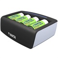 Varta Easy Universele Batterij Oplader - 4x AA/AAA/C/D, 1x 9V