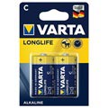 Varta Longlife C/LR14 Batterij 4114110412 - 1.5V - 1x2