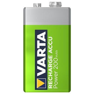 Varta Power Ready2Use 9V Oplaadbare Batterij 56722101401 - 200mAh