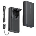 Veger ACE100 Powerbank met Opvouwbare EU-stekker - 10000mAh - Zwart