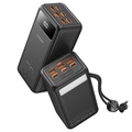 Veger W5001 USB-C PD Snelle Powerbank - 50000mAh, 22.5W - Zwart