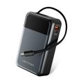 Vention FHYB0 20000mAh Power Bank met geïntegreerde USB-C kabel - 65W