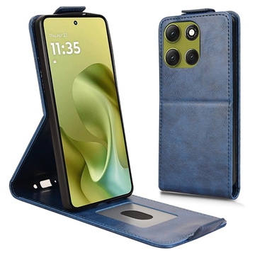 Motorola Moto G86 Verticale Flip Hoesje met Standaard