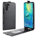 Huawei P30 Pro Verticale Flip Hoesje met Creditcardvak