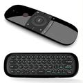W1 Air Mouse draadloze afstandsbediening met minitoetsenbord voor smart-tv, Android-box en pc