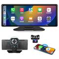 W514A 10.26" Dash Cam CarPlay-scherm met dubbele opname AHD-camera