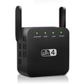 WD-611U 300Mbps WiFi Extender met Dual Antennes - EU Stekker - Zwart