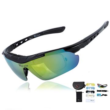 WEST BIKING Motorfiets Fietsbril Multilayer Mirror Lens Powersports Zonnebril