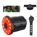 WEST BIKING YP0701317 Zitkussen / zadelpen Mount USB Opladen Fiets LED Achterlicht Waterdicht Smart Brake Inductie Fietsen Waarschuwing Achterlicht