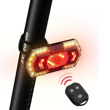 WEST BIKING YP0701348 MTB fietsachterlicht waterproof waarschuwingslamp voor fiets RC achterlicht met luidspreker