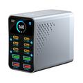 WLX-G2 165W GaN-oplaadstation voor op het bureau - 140W PD, 10 poorten USB-C en USB-A