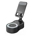 WYS-2303BT 3-in-1 Telefoonhouder met Bluetooth Luidspreker en Power Bank - Zwart