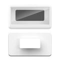 Badkamer waterproof telefoonhouder voor wandmontage - 6.8" - Wit