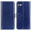 Samsung Galaxy A04e/Galaxy F04 Portemonne Case Met Standaard - Blauw
