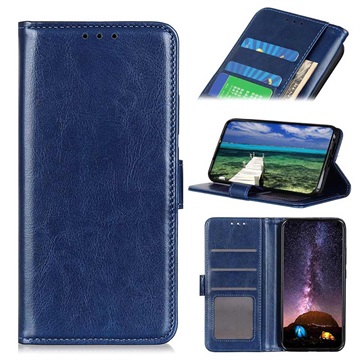 OnePlus Nord 2 5G Portemonnee Hoesje met Magneetsluiting - Blauw