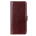 Samsung Galaxy A14/A14 5G Portemonnee Hoesje met Magneetsluiting - Bruin